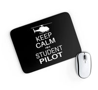 Thumbnail for Student Pilot (Helicopter) aviation design on neoprene with anti-slip base mouse pad.
