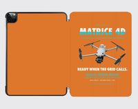 Thumbnail for DJI Matrice 4D design on orange ipad tablet case