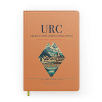 Thumbnail for Urumqi Diwopu International Airport (URC) design on orange notebook