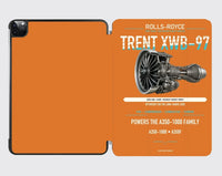 Thumbnail for TRENT XWB-97 design on orange ipad tablet case