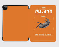Thumbnail for Boeing CH-47D design on orange ipad tablet case