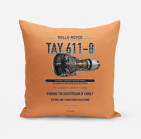 Thumbnail for TAY 611-8 design on orange pillow
