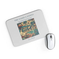 Thumbnail for VINTAGE G4331 - The Oasis Landing - Designed Mouse Pads design on lightgray rectangle