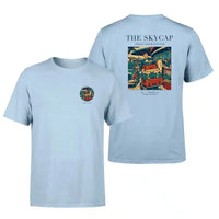 Thumbnail for VINTAGE G4101 - The Skycap - Double-Side T-Shirt design on lightblue double side t shirt
