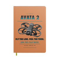 Thumbnail for DJI Avata 2 design on orange notebook