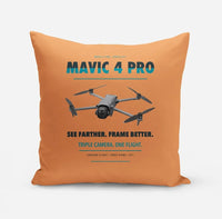 Thumbnail for DJI Mavic 4 Pro design on orange pillow