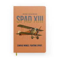 Thumbnail for SPAD XIII design on orange notebook