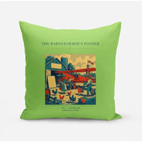 Thumbnail for VINTAGE G4165 - The Barnstormer's Poster - Designed Pillows design on lightgreen