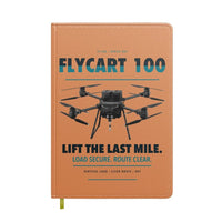 Thumbnail for DJI FlyCart 100 design on orange notebook