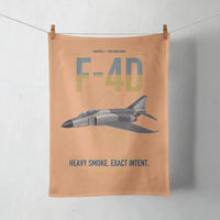 Thumbnail for F-4D Phantom II design on orange towel
