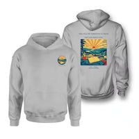 Thumbnail for VINTAGE G4500 - The Five Hundredth Sunrise - Double-Side Hoodie design on lightgray double side