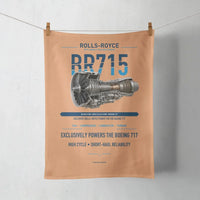 Thumbnail for BR715 design on orange towel