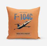 Thumbnail for F-104C Starfighter design on orange pillow