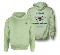 Thumbnail for Inspired Flight IF1200A design on light green hoodie