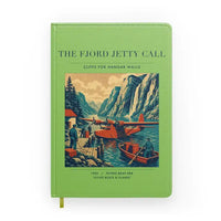 Thumbnail for VINTAGE G4185 - The Fjord Jetty Call - Designed Notebooks design on lightgreen