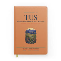 Thumbnail for Tucson International Airport (TUS) design on orange notebook