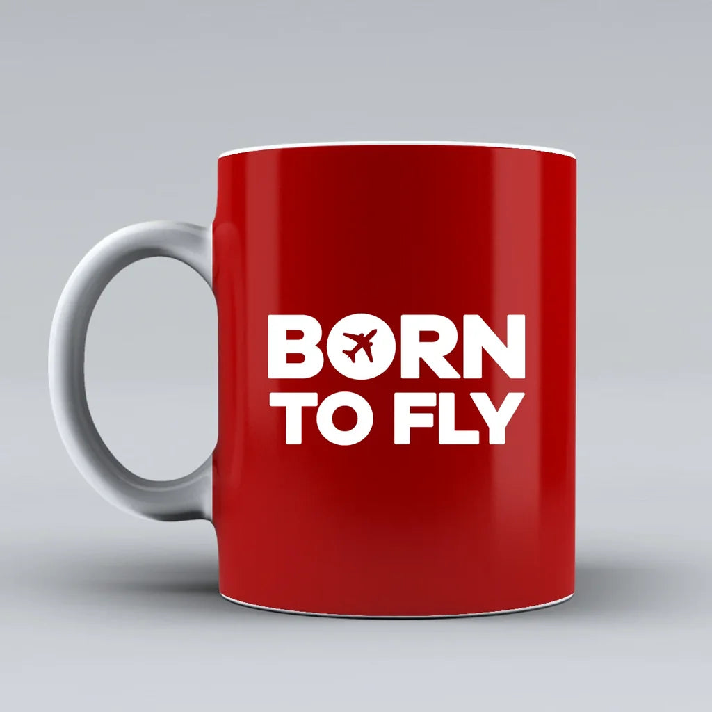 Customisable Born to Fly Mug - view 10