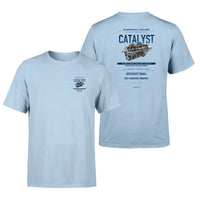 Thumbnail for CATALYST design on light blue t shirt