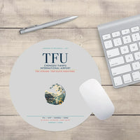 Thumbnail for Chengdu Tianfu International Airport (TFU) design on light gray round mouse pad