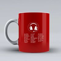 Thumbnail for Customisable Aviation Alphabet Mug - view 10