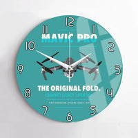 Thumbnail for DJI Mavic Pro design on turquoise no frame wall clock