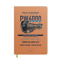 Thumbnail for PW6000 design on orange notebook