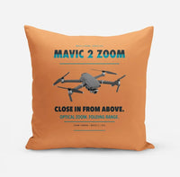 Thumbnail for DJI Mavic 2 Zoom design on orange pillow
