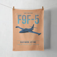 Thumbnail for F9F-5 Panther design on orange towel