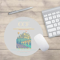 Thumbnail for Carcassonne Airport CCF Mouse-Pad Round - Light Gray