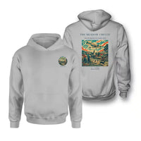 Thumbnail for VINTAGE G4325 - The Meadow Circuit - Double-Side Hoodie design on lightgray double side
