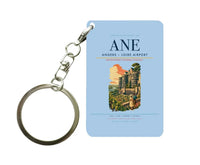 Thumbnail for Angers – Loire Airport (ANE) design on light blue key chain