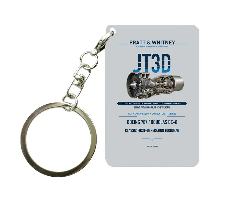JT3D Key Chain design on light gray key chain