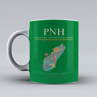 Thumbnail for Penh International Airport PNH Mug design on green phnom
