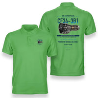 Thumbnail for CF34-3B1 design on light green polo
