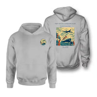 Thumbnail for VINTAGE G4307 - The Ocean Liner Rivalry - Double-Side Hoodie design on lightgray double side