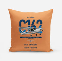 Thumbnail for Cessna 162 Skycatcher design on orange pillow