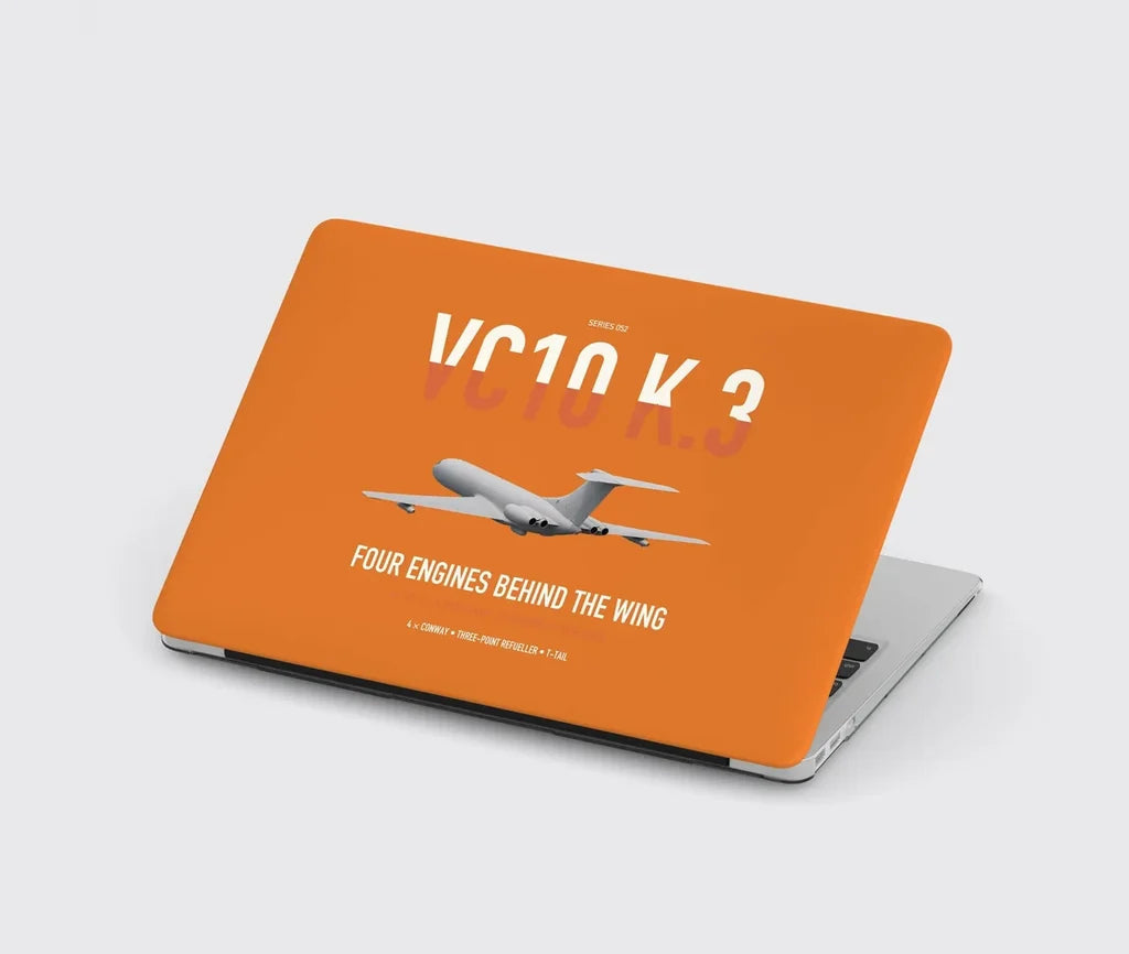 Vickers VC10 K.3 design on orange MacBook case