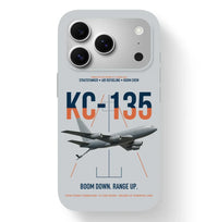 Thumbnail for KC-135 STRATOTANKER design on light gray magsafe iphone case, for iPhone 17 Pro