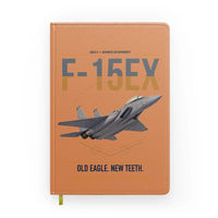 Thumbnail for F-15EX Eagle II design on orange notebook