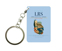 Thumbnail for Leros Municipal Airport (LRS) design on light blue key chain