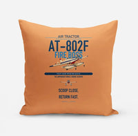 Thumbnail for Air Tractor AT-802F Fire Boss design on orange pillow