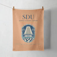 Thumbnail for Santos Dumont Airport (SDU) design on orange towel