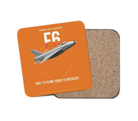 Thumbnail for English Electric Lightning F6 design on orange 1 piece coaster