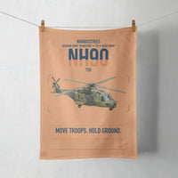 Thumbnail for NHIndustries NH90 TTH design on orange towel