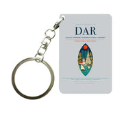 Thumbnail for Julius Nyerere International Airport DAR Key Chain design on light gray key chain