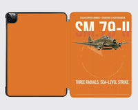 Thumbnail for Savoia-Marchetti SM.79-II Sparviero design on orange ipad tablet case