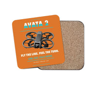 Thumbnail for DJI Avata 2 design on orange 1 piece coaster