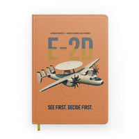 Thumbnail for E-2D Advanced Hawkeye design on orange notebook