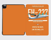 Thumbnail for Fairchild Hiller FH-227B design on orange ipad tablet case