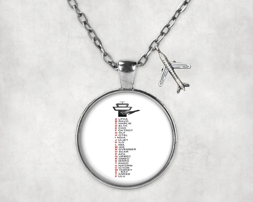 Aviation Alphabet Necklace - view 10